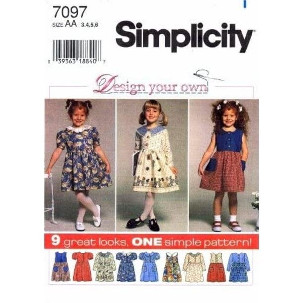 Simplicity girls dress pattern